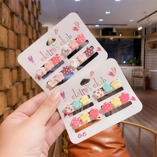 12PCS Childrens Hair Accessories Cute Mini Grab Clip Baby Hairpin Pan Hair Childrens Hair Accessories Bangs Clip