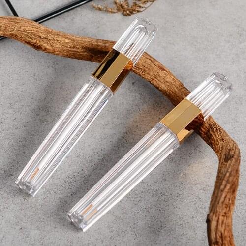 DIY Plastic Liquid Eyeliner Eyelash Tube Mascara Gel Serum Eyelashes Growth Case Packaging with Brush for Makeup Products 200pcs