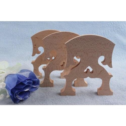 3pcs 4/4 Cello Maple Baroque Bridge High quality Cello Parts / Accessories