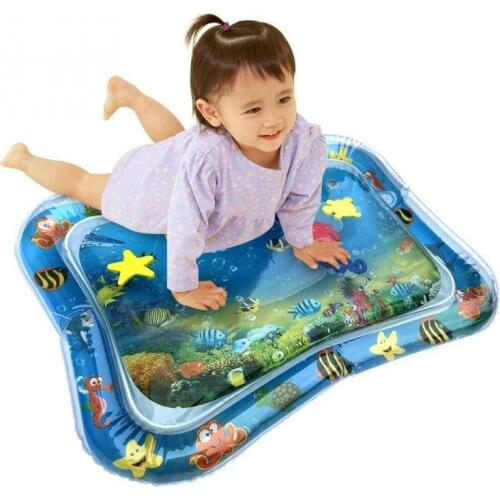 66 X 50cm New Baby Early Education Inflatable Patted Mat PVC Water Cushion Toys Pad Prostrate Ocean Series For Childrens Gift