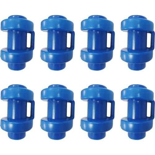 8PCS Trampoline Enclosure Pole Cap For Net Hook Trampoline Supply For Diameter 2.5cm-2.8cm Diameter Shell Rods Wit
