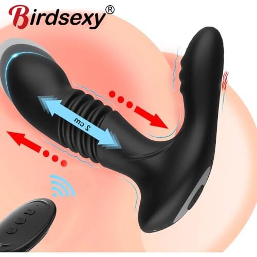 Anal Plug Vibrators For Men Prostate Massager Masturbators Women Vagina Stimulator Dildos Remote Control Male Anus Butt Sex Toys