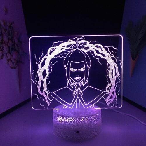 Animation Peripherals 3D LED Lamp Anime Figure 7 Color Changes With Remote Control for Couple Children Festival Birthday Gifts