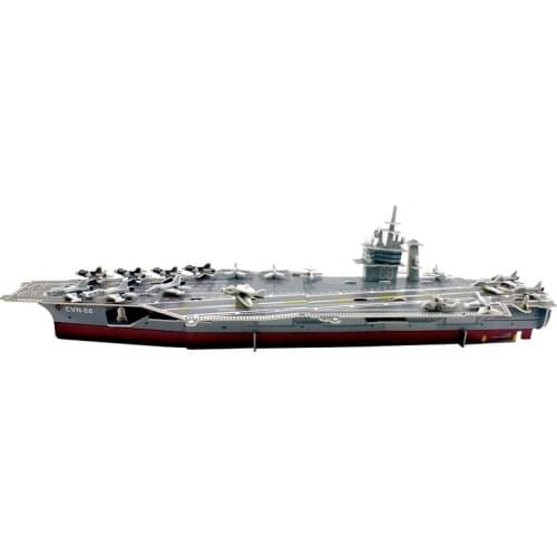 Childrens 3D Puzzles, Educational Toys, Hand-assembled Blocks, P333 Series of Liaoning Military Ship Puzzle Model Toy Gifts