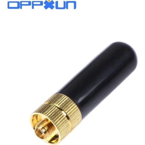 OPPXUN SRH805S Dual Band Extendable Antenna SMA-Female 136-174MHz+400-470MHz for Kenwood BAOFENG UV-5R 888S Two Way Radio