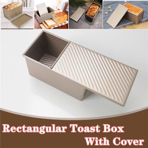 Bread Mold Toast Mould Utensils Kitchen for Cakes Non-Stick Eco-Friendly Carbon Steel Rectangular Loaf Pan Baking Tools for Cake