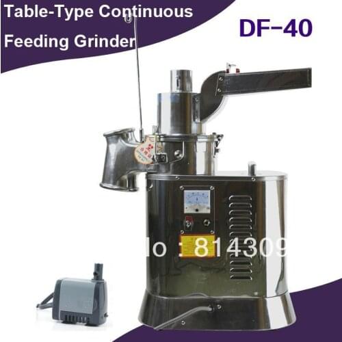 DF-40 Mincers,Mills,Herb Mills.Water cooling ,Efficient Stainless stell Table type continuous feeding grinder