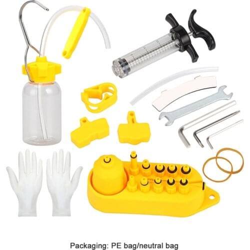 Bicycle Hydraulic Disc Brake Mineral Oil Bleed Kit for SRAM MAGURA Tektro Brake Repair Bicicleta Tools MTB Bike Accessories