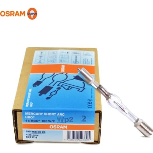 HBO 100W/2,Mercury short arc HBO 100W lamp,NAED Code 69217-1,Fluorescence microscope polymerization,HBO100W/2 bulb