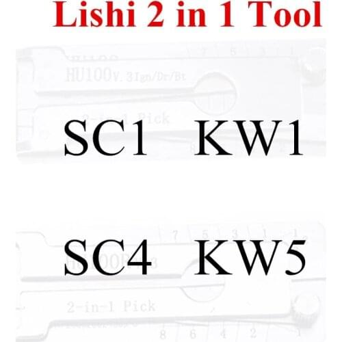 Lishi 2 in 1 Tool SC1 KW1 SC4 KW5