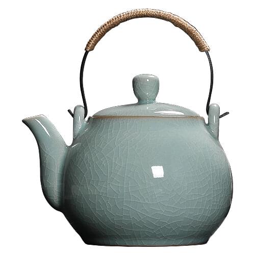 Ceramic Teapot Large Capacity Cold Water Pot Teapot Cold Water Puer Top Grade Teapot Handmade Theiere Tetera Chinese Tea EI50TP