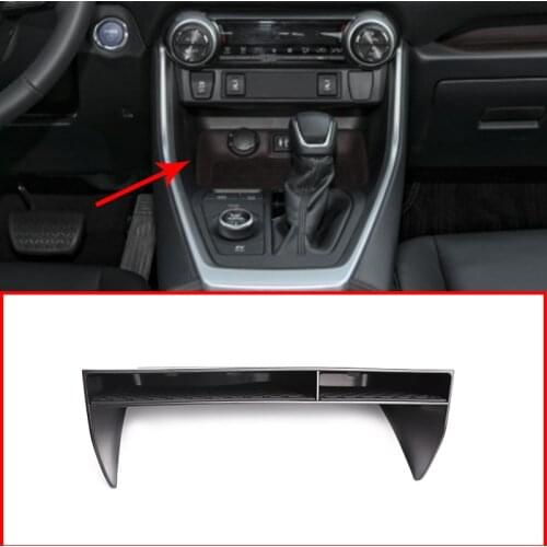 Free Shipping New Product For Toyota RAV4 2020 Car Accessories Plastic Central Storage Box Black 1 piece set