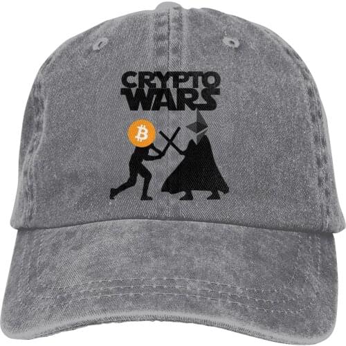 Summer Cap Sun Visor Bitcoin Crypto Wars Hip Hop Caps Ethereum Crypto Miners Cowboy Hat Peaked Hats