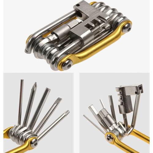 Maintenance Tools Color Aluminum Alloy Combination Tools Mountain Bike Repair with Chain Cutter Repair Set