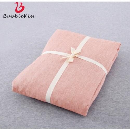 Bubble Kiss Bed Sheet Set Queen Size Fashion Bedroom Decoration Solid Color Soft Bed Cover Modern Easy To Clean Home Bed Sheet