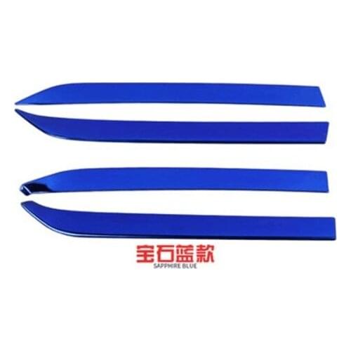 For Mitsubishi Outlander 2016-2019 Stainless Steel Front Grille Around Trim Racing Grills Trim Car-covers