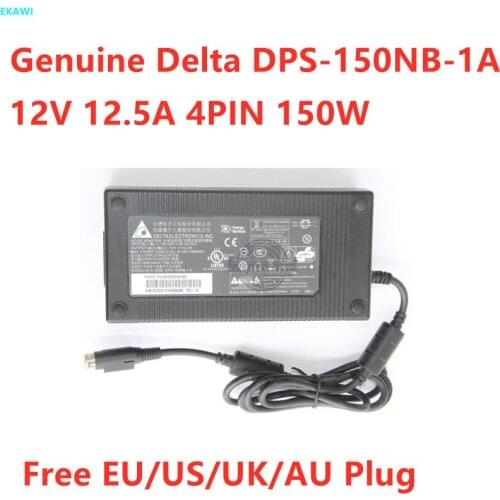 Genuine Delta DPS-150NB-1A 12V 12.5A 4Pin DPS-150NB-A AC Adapter Charger For PX150 EPOS PP-9635 Fec Aerpos AP-3615 RD9000PH01AK