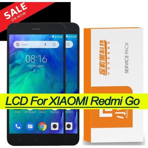 Original 5.0" for Xiaomi Redmi Go LCD Display Screen With Frame+Touch Screen Panel Digitizer for 1280*720 Redmi GO Display