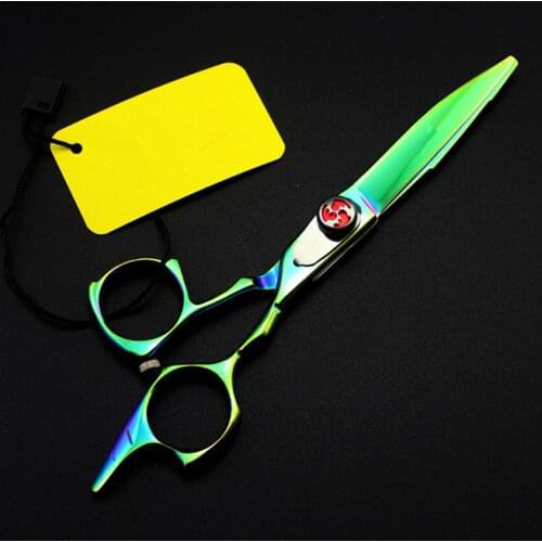 Upscale professional 5.5 inch Japan 440c cut hair scissors salon make up makas shears cutting barber tools hairdressing scissors