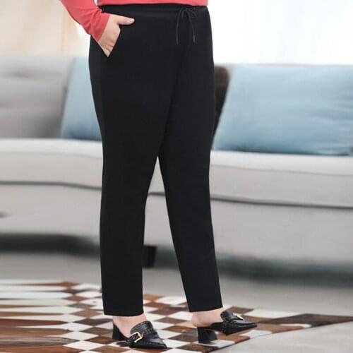 Plus Size Loose Straight Pants Spring Autumn Casual Harem Pants Female Casual Loose Sports Trousers Pants Women High Waist Pants