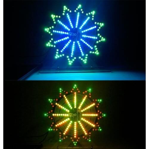 DIY cool colorful LED Ferris wheel electric DIY KITS soldering learning