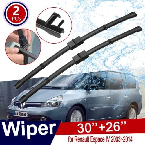 For Renault Espace IV 2003~2014 2004 2005 2006 2007 2008 2009 2010 2011 2012 Car Wiper Blade Windshield Wipers Car Accessorie