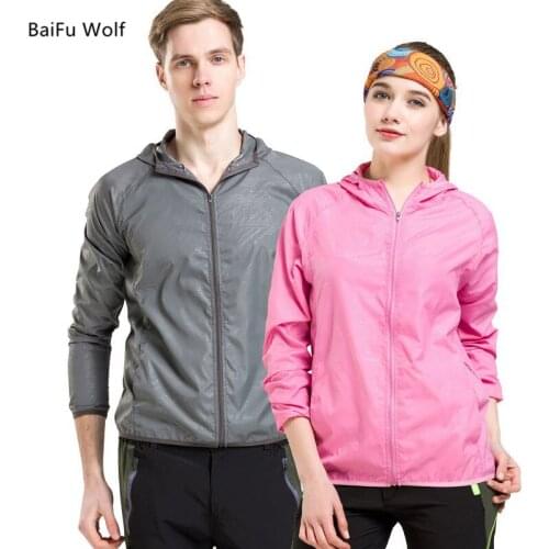 Outdoor Sports Hiking Jacket Quick-dry Unisex Windproof Light-weight Waterproof Top Suit Sun Uv Protection Fishin Camping Jacket