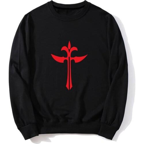 Japan Cartoon CODE GEASS Lelouch of the Rebellion Hoodies Long Sleeve O-neck Sweatshirts ELastic Hem Youthful Tops