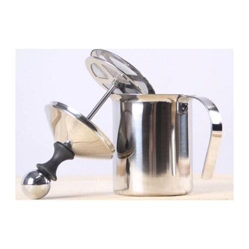 Japanese Double Stainless Steel Hand Milk Bubble Device, Milk Froth, Coffee Utensil