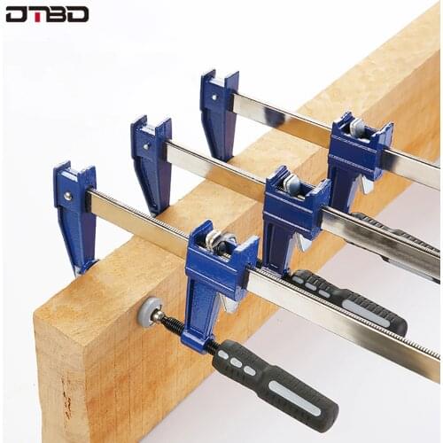 DTBD Clutch F Clamps Heavy Duty Bar Clamp 6/10/18/24 Inch Quick Ratchet Wood Working Clamping Tool Woodworking Clamps