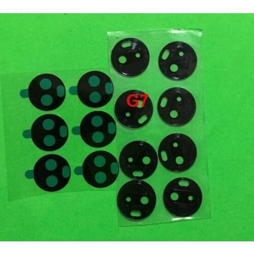 100Pcs/Lot Original New For Motorola Moto G7 Plus Back Main Camera Lens Glass Cover With Adhesive Sticker Glue Replacement Part