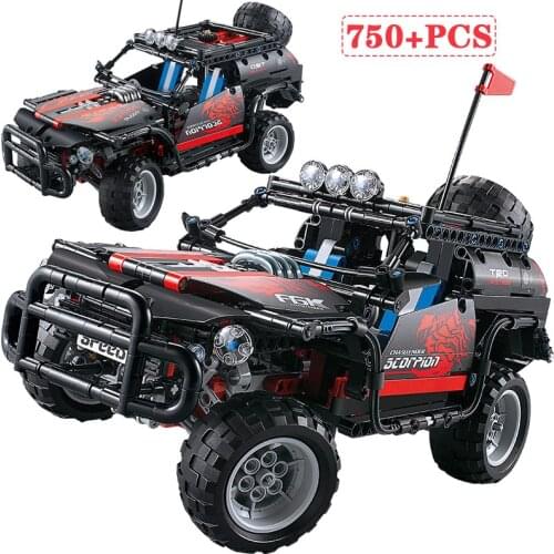 750pcs Creator Scorpion-suv Vehicle Model Building Blocks Technic Car City DIY Bricks Sets Education Toys for Children