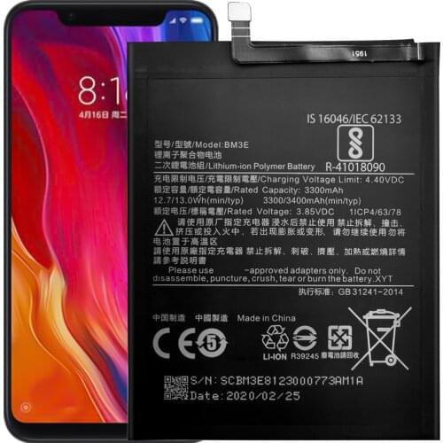 BM3E Battery For Xiaomi Mi 8 Battery Replacement Repair Part