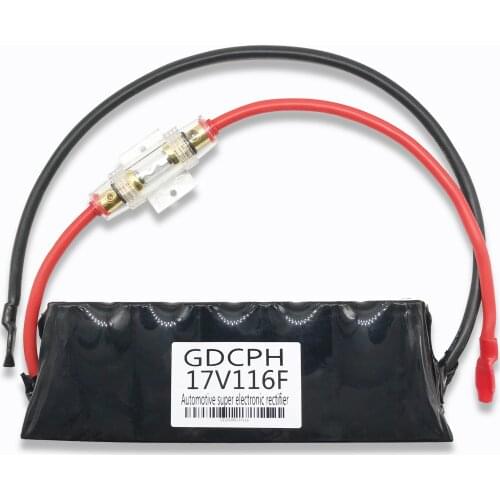 Módulo retificador automotivo 16v100f, capacitor de inverno 2.85v700f, grande capacidade, pode ser iniciado na estrada, capacito