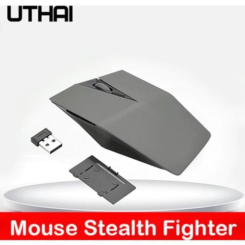 UTHAI DB18 Wireless mouse USB invisible mouse. 2.4G wireless mouse personality creativity. Responsive. Lightweight appearance