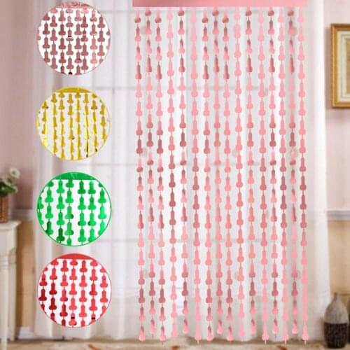 Glitter Gold Tinsel Fringe Foil Curtain Bachelorette Party Backdrop Curtains Wedding Decoration Bridal Shower Hen Party Supplies