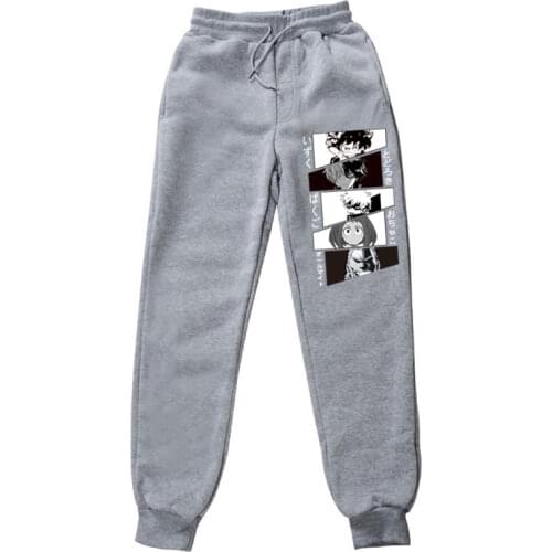 Anime My Hero Academia Harajuku Mens Pants Print Joggers Male Trousers Casual Pants Sweatpants Jogger Fitness sweatpants