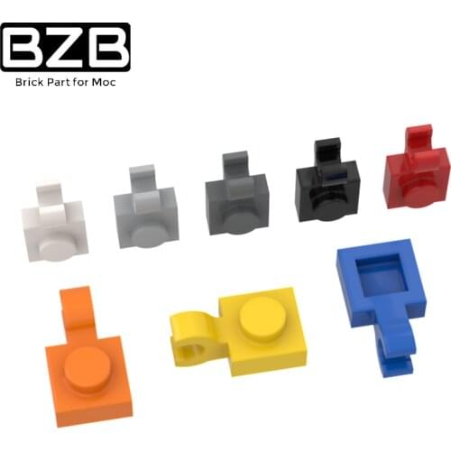 BZB MOC 61252 1x1 Single-side Longitudinal Clip Board High-tech Building Block Model Kids Creative DIY Brick Parts Best Toy Gift