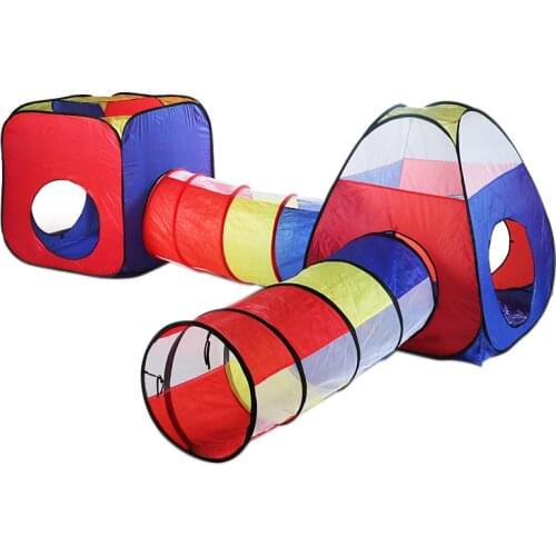 Baby Game House Tent for Kids Foldable Toy Children House Game Play Inflatable Tent Yard Ball Children Crawl Tunnel