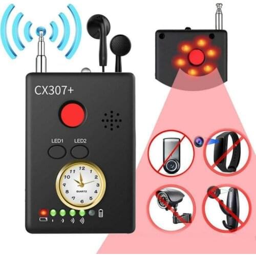 CX307 Camera Detector Camera Anti-eavesdropping GPS Detection Anti-sneak Camera Anti-tracking Device Laser Detection ABS plastic