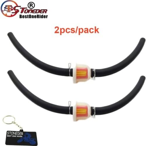 STONEDER 2pcs/pack Mini Moto Gas Hose Line Fuel Filter Tube For Quad ATV 4 Wheeler Dirt Pocket Bike Minimoto