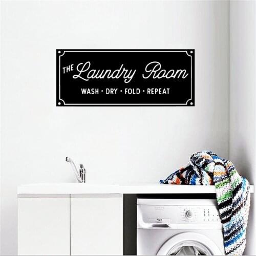 Lovely laundry room Wall Stickers House Decor For Laundry Room Commercial Decoration Accessories Murals Vinyl DW11091