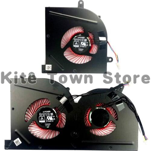NEW Laptop cpu cooling fan for MSI GS63VR GS63 GS73 GS73VR MS-17B1 Stealth Pro CPU BS5005HS-U2F1 GPU BS5005HS-U2L1 COOLER