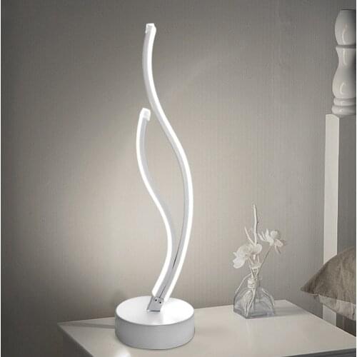 Bedroom Beside Lamp Home Decor Energy-saving LED Desk Reading Lamp Acrylic Art Lamps for Lighting Decoration