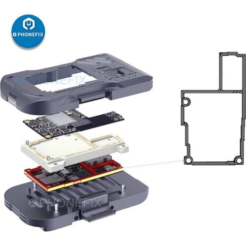 Qianli isocket Jig PCB Separating Testing Fixture for iphone 11/11PRO/PRO Max Motherboard Main Board Function Fast Test Holder