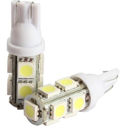 2Pcs Auto Car Led Light 194 168 W5W T10 9SMD 5050 LED Automobiles Tail Turn Signal Side Marker Light-emitting Diode Lamp Bulb