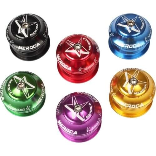 Bike Headset 44MM Built-in Straight Tube Head Set 28.6mm Front Fork for Mountain Road Bmx Headset Top Cap Bicycle Aluminum Alloy