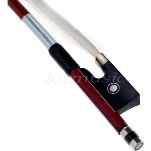 1/4 Brazilwood Stick Violin Bow Frog Violin Parts