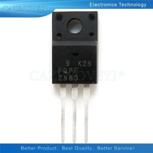 10pcs/lot FQPF2N60C TO-220f 2N60C 2N60 TO220 FQPF2N60 TO-220 new MOS FET transistor In Stock