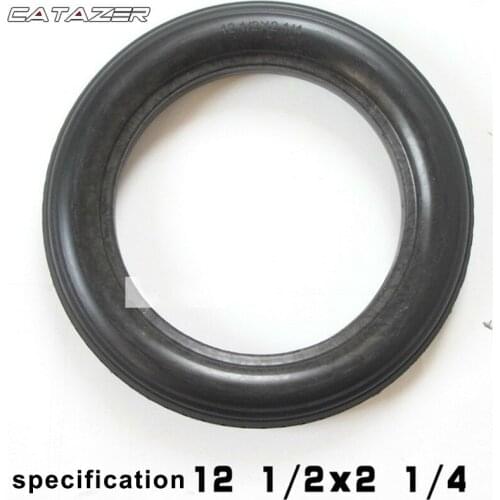 12 1/2*2 1/4 Inches Solid Tire for Bicycle 12inch 12 1/2x2 1/4 Bicycle Tire Anti Stab MTB Riding Kids' Bike Tyre 12.5 X 2.25